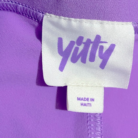 Women's Yitty Major Label Shaping High Waist Logo Legging in Purple, - Picture 6 of 6